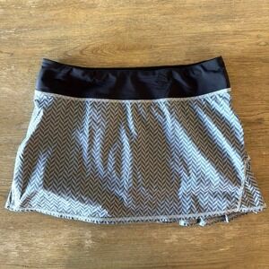 Lululemon Run: Pace Setter Skirt *4-way Stretch-Giant‎ Herringbone Swift Black-8